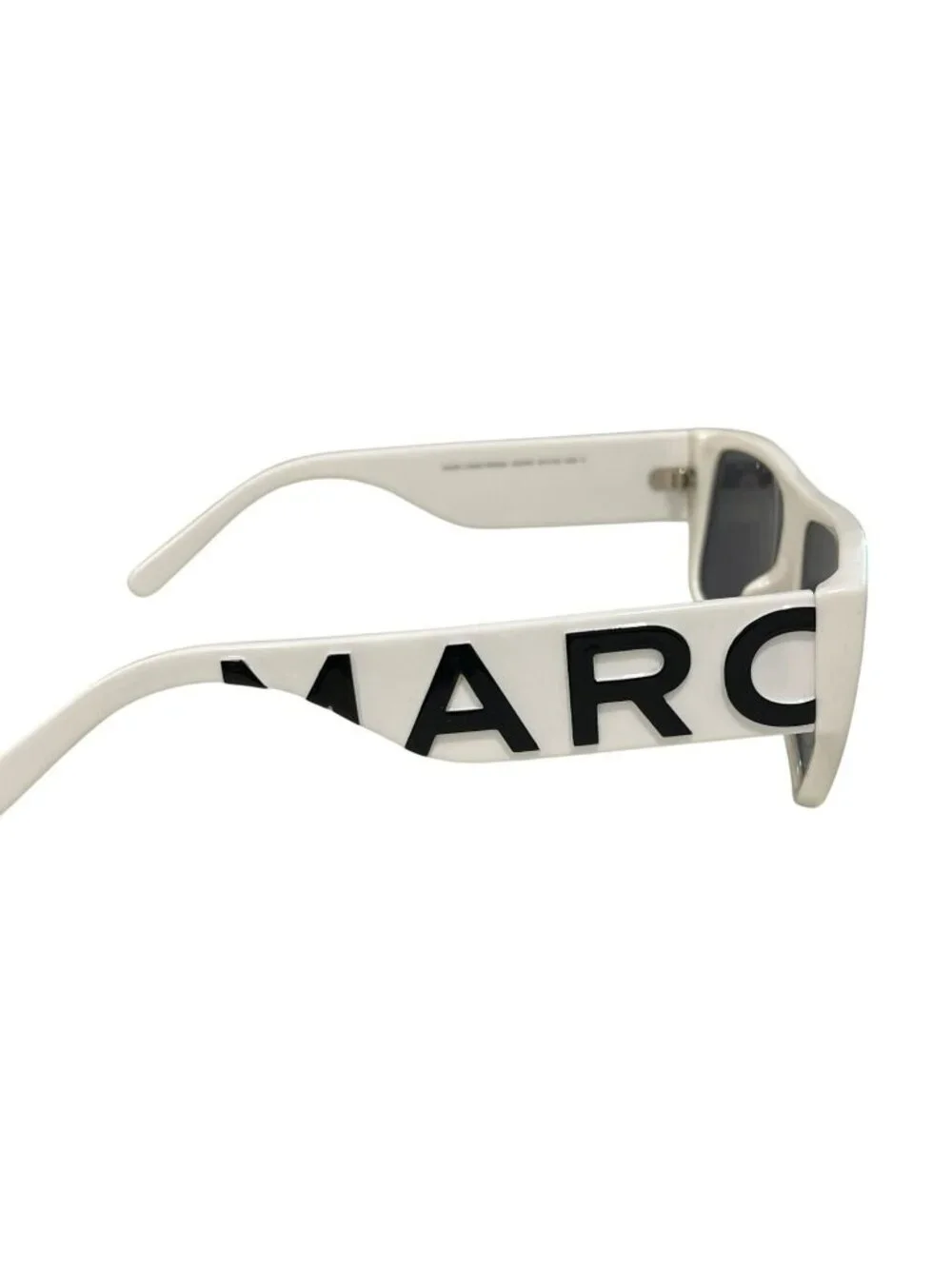Marc Jacobs White Square Logo Sunglasses NWT